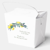 Mediterranean Lemon & Olive Take Me Home Leftover Bedankdoosjes (Achterkant)