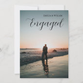 Mediterranean Lemon Photo Wedding Engagement Party Kaart (Voorkant)