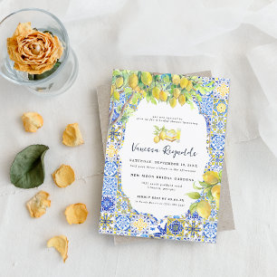 Mediterranean Lemon Tegel   Bruidsdouche Kaart