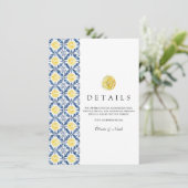 Mediterranean Lemon Tegels Details Informatiekaartje (Staand voorkant)