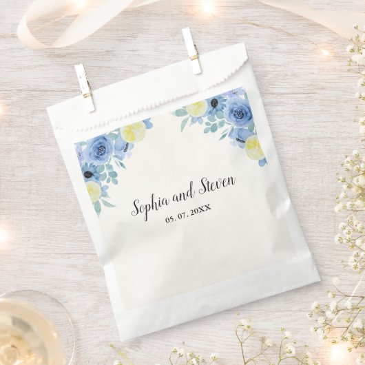 Mediterranean Lemon-Themed Wedding Bedankzakje (Geknipt)