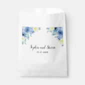 Mediterranean Lemon-Themed Wedding Bedankzakje (Voorkant)