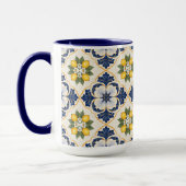 Mediterranean Lemon Tile Italian Talavera Mok (Links)