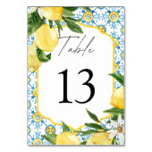 Mediterranean Lemon Wedding  Kaart (Voorkant)