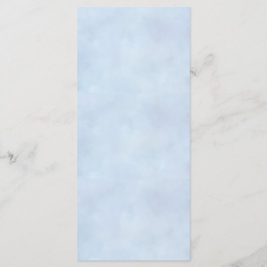 Mediterranean Lemon Wedding Programmakaart (Achterkant)