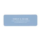 Mediterranean Lemon Wedding Retouradres Etiket (Voorkant)