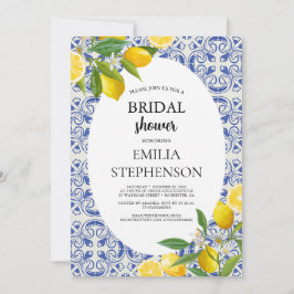 Mediterranean Lemon Wedding Vrijgezellenfeest Kaart