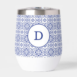 Mediterranean Lemons Blue Mosaic Tile Wedding