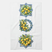 Mediterranean Lemons Kitchen Towel Theedoek (Verticaal)