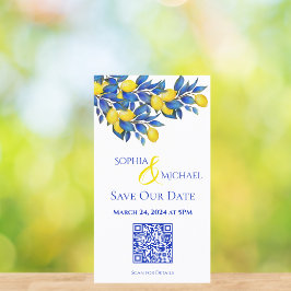 Mediterranean-Lemons-Save the Date-QR code- Visitekaartje