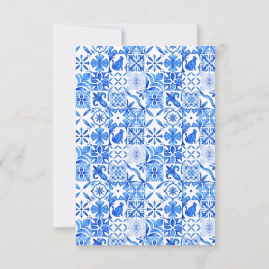 Mediterranean Love: A Wedding Celebration Save The Date (Achterkant)