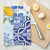 Mediterranean,majolica,tiles Tablecloth Theedoek (Quarter Fold)