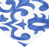 Mediterranean Portuguese Blue Tile Tafelkleed (Gekanteld)