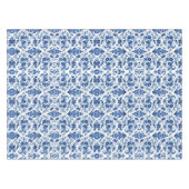 Mediterranean Portuguese Blue Tile Tafelkleed (Voorkant (Horizontaal))
