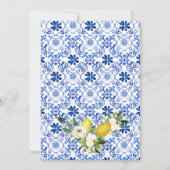 Mediterranean Positano Main Squeeze Vrijgezellenfe Kaart (Achterkant)