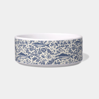 Mediterranean Sardine Chinoiserie Pet Bowl Voerbakje
