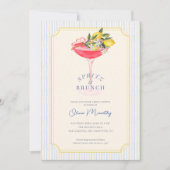 Mediterranean Spritz & Brunch Citroen Bruidsborrel Kaart (Voorkant)