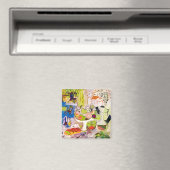 Mediterranean still Life Magnet (Insitu (Vaatwasser))