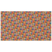 Mediterranean Streets — Colorful Houses Pattern Tafelkleed (Voorkant (Horizontaal))