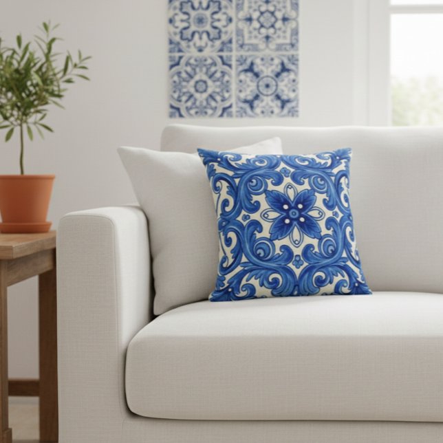 Mediterranean Style Cushion - Boho Home Decor Kussen (Creator heeft geüpload)