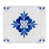 Mediterranean Style Floral Snijplank (Voorkant)