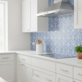 Mediterranean Style Tile with Geometric Pattern Tegeltje