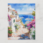 Mediterranean Summer Briefkaart (Voorkant)