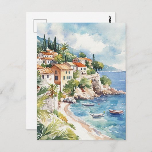 Mediterranean Summer Briefkaart (Voorkant / Achterkant)