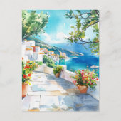 Mediterranean Summer Briefkaart (Voorkant)