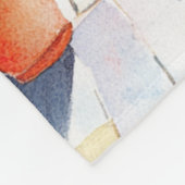 Mediterranean Summer Fleece Deken (Hoek)