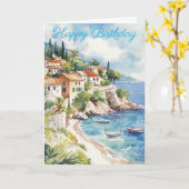 Mediterranean Summer Kaart (Gele Bloem)