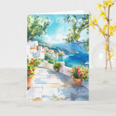 Mediterranean Summer Kaart (Gele Bloem)