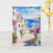 Mediterranean Summer Kaart (Gele Bloem)