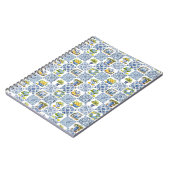 Mediterranean Summer Lemon Pattern Notitieboek (Linkerzijde)