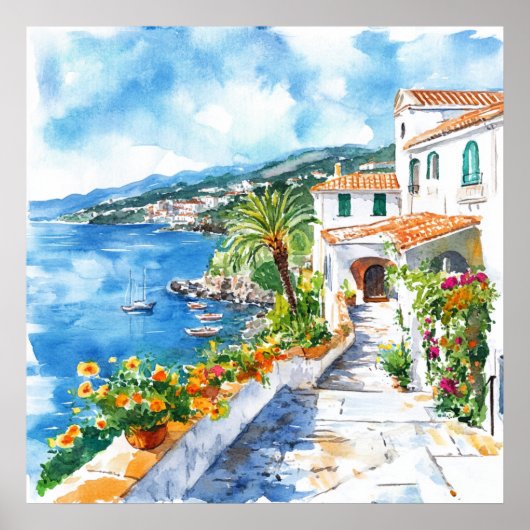 Mediterranean Summer Poster (Voorkant)