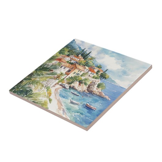 Mediterranean Summer Tegeltje (Zijkant)