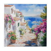 Mediterranean Summer Tegeltje (Voorkant)