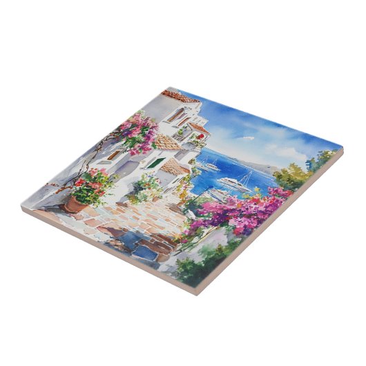 Mediterranean Summer Tegeltje (Zijkant)