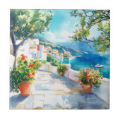 Mediterranean Summer Tegeltje (Voorkant)