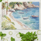 Mediterranean Summer Theedoek (Gevouwen)