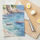 Mediterranean Summer Theedoek (Quarter Fold)