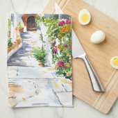 Mediterranean Summer Theedoek (Quarter Fold)