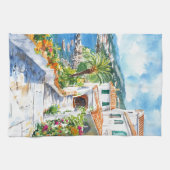 Mediterranean Summer Theedoek (Horizontaal)
