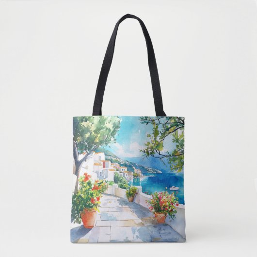 Mediterranean Summer Tote Bag (Voorkant)