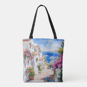Mediterranean Summer Tote Bag (Achterkant)