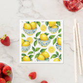 Mediterranean Summer Watercolor Servet (Insitu)