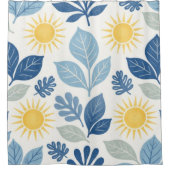 Mediterranean Sun Douchegordijn (Voorkant)