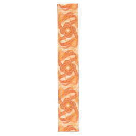 Mediterranean Swirl Orange Lange Tafelloper