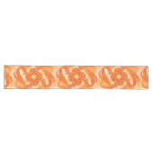 Mediterranean Swirl Orange Lange Tafelloper (Horizontaal)