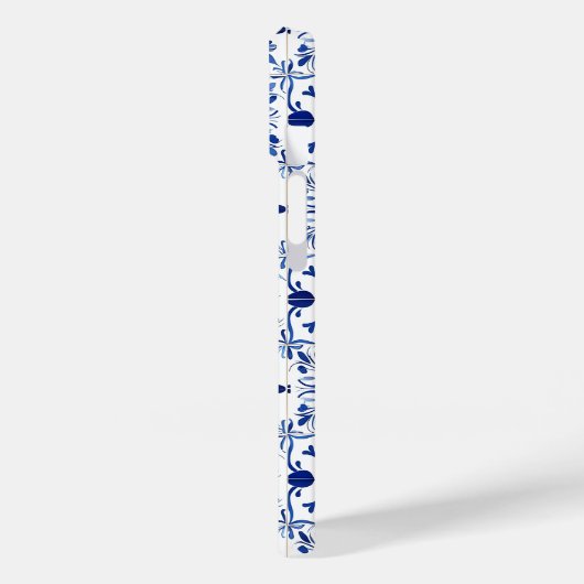 Mediterranean Tile Blue & White Case-Mate iPhone Case (Achterkant / Links)